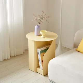 【完美主義】韓國製玩色收納小圓桌(邊桌/邊几/小茶几/床頭櫃)