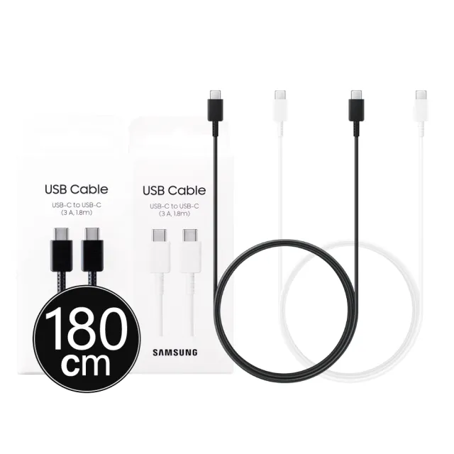 【Samsung 三星】A系列 Type C to Type C 原廠傳輸線 3A&1.8m DX310(公司貨)