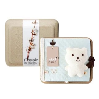 【SISSO】薄荷香草熊二重織萬用毯布偶禮盒