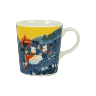 【yamaka】Moomin 嚕嚕米 繪本風陶瓷馬克杯 附盒 300ml  藝術 派對(餐具雜貨)