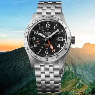 【SEIKO 精工】5 Sports系列 GMT功能 機械腕錶  SK042(SSK023K1/4R34-00C0D)