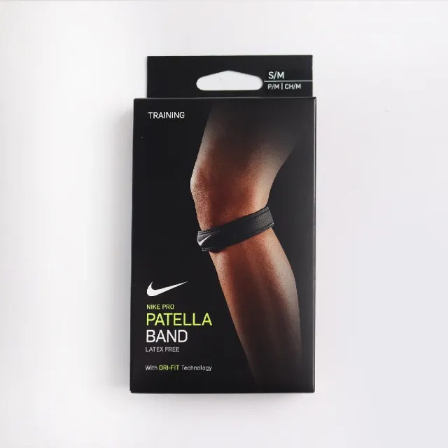 【NIKE 耐吉】護膝帶 Pro Patella Band 髕骨帶 吸濕 快乾 輕度支撐 護具 透氣(N1000681-010)