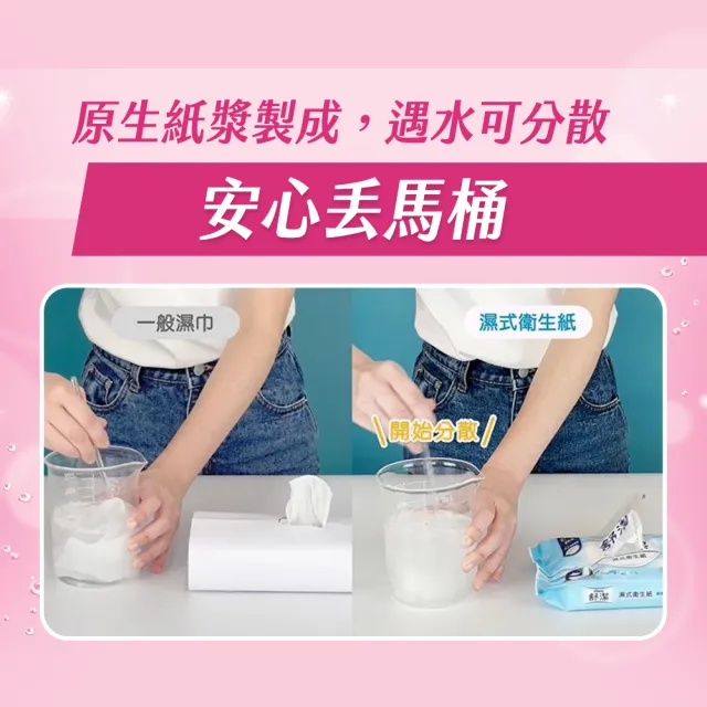 【Kleenex 舒潔】女性專用濕式衛生紙 40抽x12包