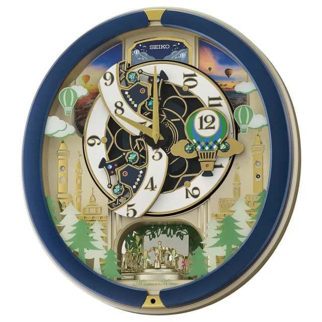 SEIKO 精工】童話王國音樂鐘時鐘掛鐘送禮禮物推薦(QXM398L) - momo購物