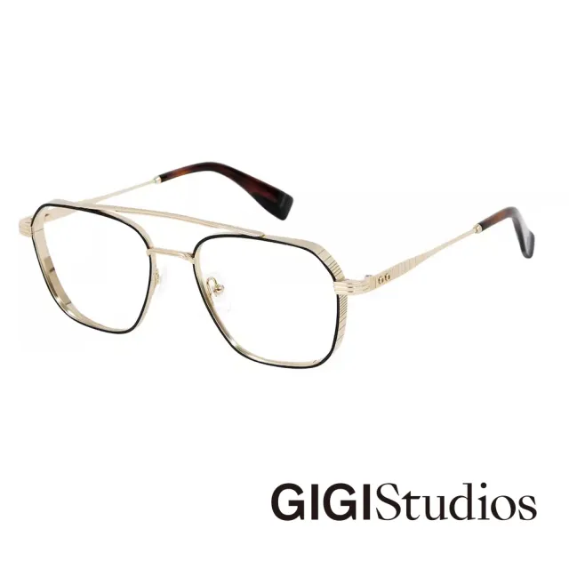 【GIGI Studios】經典高級 飛行框鈦製光學眼鏡(- CEZANNE)