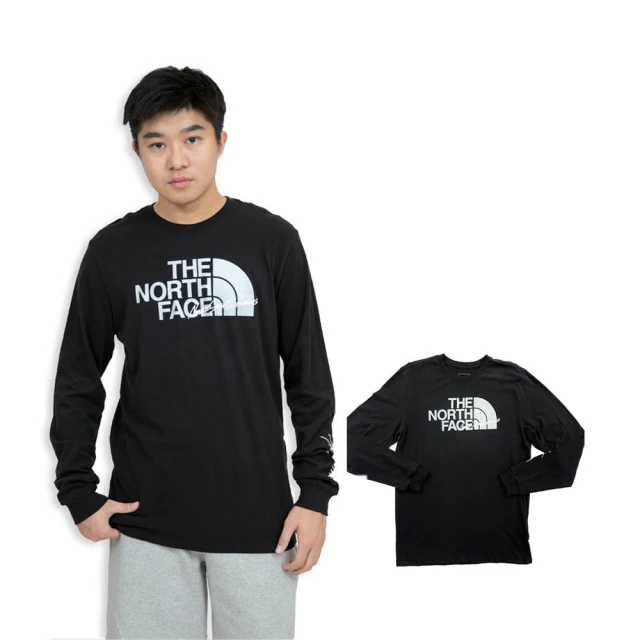 The North Face 北臉 長T 反光Logo TNF 大尺碼 純棉 長袖 T恤 平輸品(長T 北面)