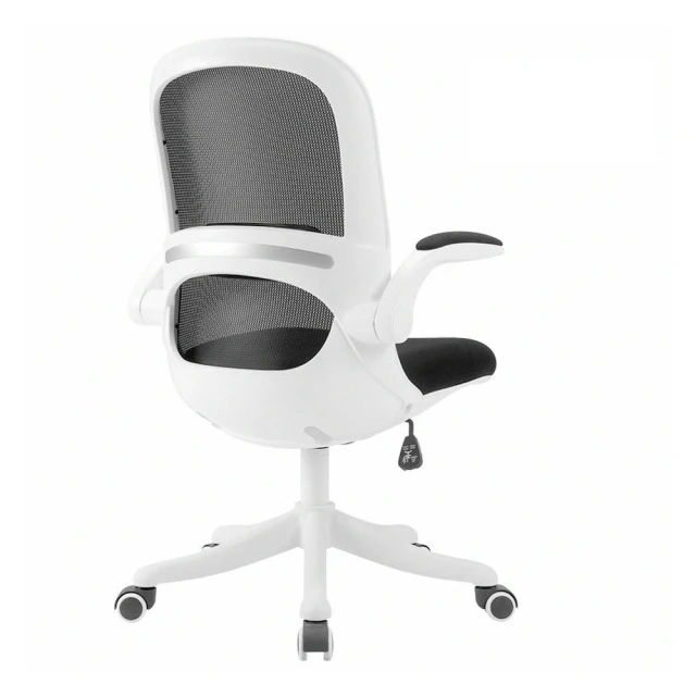 YOKA 佑客家具 Q3 高背辦公網椅-灰白-免組裝(辦公椅