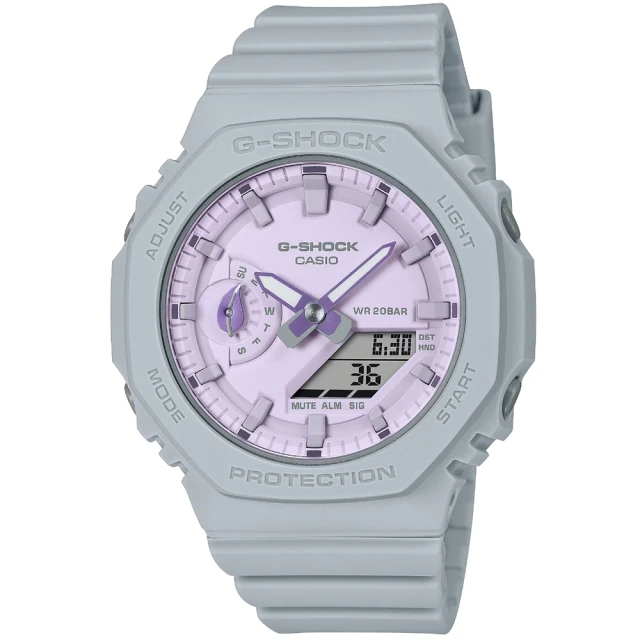 CASIO 卡西歐CASIO 卡西歐 卡西歐G-SHOCK WOMAN農家橡樹電子錶-薰衣草色(GMA-S2100NC-8A 台灣公司貨)