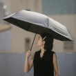 【rento】碳纖輕量黑膠晴雨傘-薄墨(碳纖傘骨 日系傘 黑膠傘 防曬 降溫  抗UV)