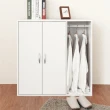 【HOPMA】白色美背兩門一格組合式衣櫃 台灣製造 衣櫥 臥室收納 大容量置物