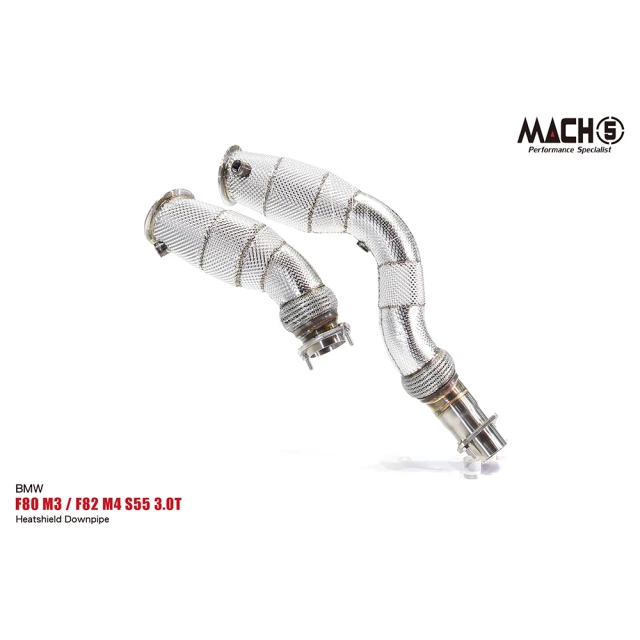 Mach5 BMW G01／G02 高流量帶三元催化排氣管(