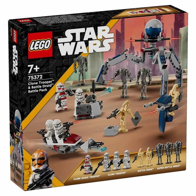 LEGO 樂高 LT75372 星際大戰系列 - Clone Trooper™ & Battle Droid™ Battle Pack