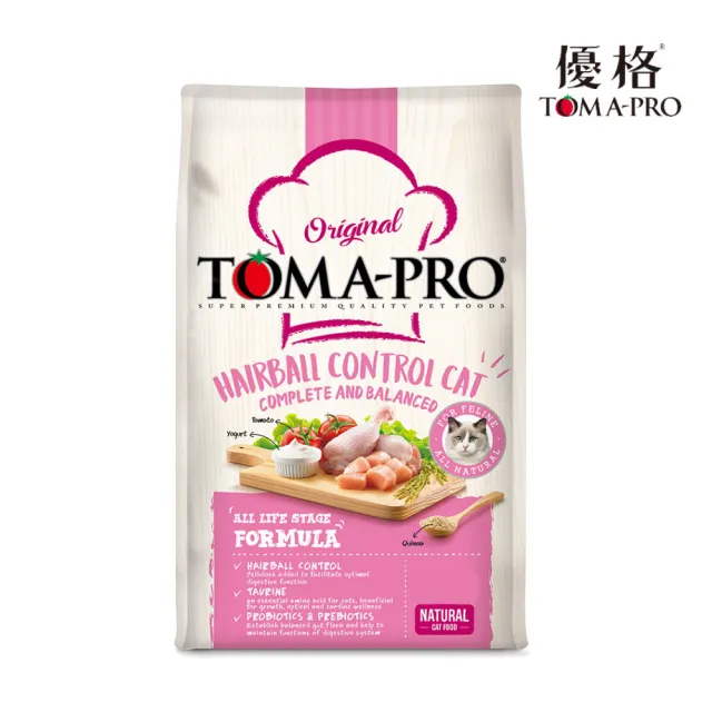 【TOMA-PRO 優格】成幼貓-雞肉+米化毛高纖配方 30lb/13.6kg(貓糧、貓飼料、貓乾糧)