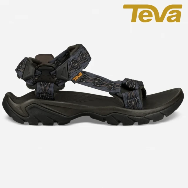 TEVA 男 Terra Fi 5 Universal VEGAN HIKING 多功能運動涼鞋/雨鞋/水鞋 岩漿黑灰色(TV1102456MGMB)