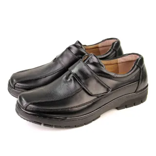 【GREEN PHOENIX 波兒德】男 紳士鞋 商務鞋 學生鞋 皮鞋 全真皮 牛皮(黑色)
