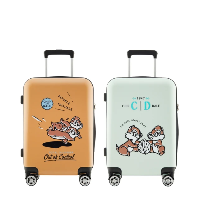 Disney 迪士尼 20吋行李箱-奇奇蒂蒂(2色可選 旅行