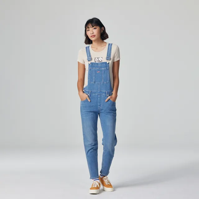【Lee】出清品-女裝 短袖T恤 / 四格花草 共2色 標準版型(LB30209397W / LB302093K11)
