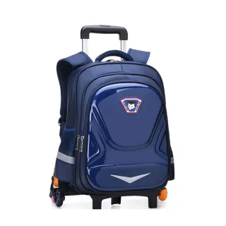 【SUNSHINEBAG 日晴】酷炫立體硬殼 拉桿書包(護脊 書包  拉桿 六輪爬樓梯 後背包 小學生 兒童 學生書包)