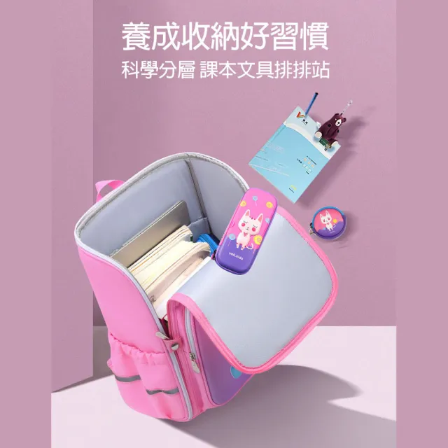 【SUNSHINEBAG 日晴】輕量韓版一體式書包(兒童書包 書包 小學生書包 小學生 國中生)