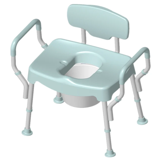 fujidinos 日本製曲型浴室椅 附舀水勺2件組(Ag+