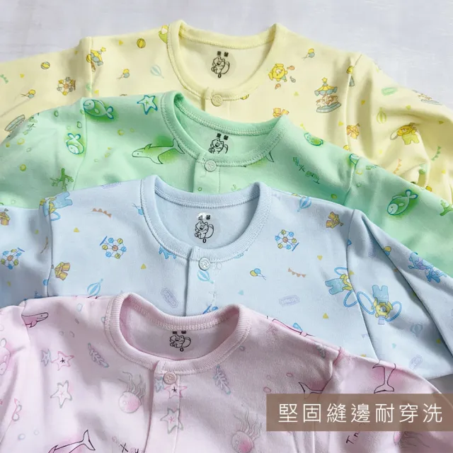 【Oluna 歐露娜】童馨 寶寶中厚棉長袍 連身衣 新生兒長袍 秋冬長袍 寶寶長袍 寶寶睡衣 小童睡衣