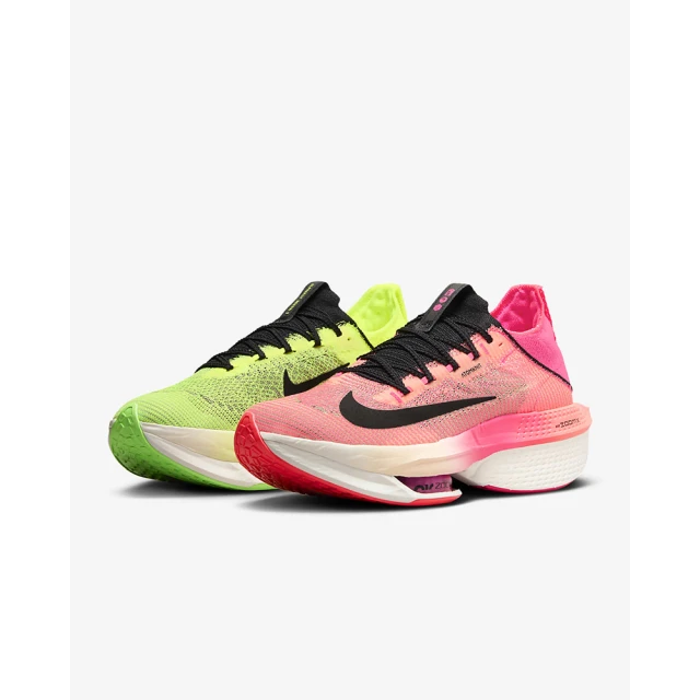 NIKE 耐吉NIKE 耐吉 慢跑鞋 運動鞋 AIR ZOOM ALPHAFLY NEXT% FK 2 男鞋 粉綠(FQ8110331)