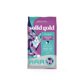 【Solid gold 素力高】貓咪天然飼料 3lb/1.36kg 宅宅貓吃魚 成貓(貓飼料／貓乾糧)