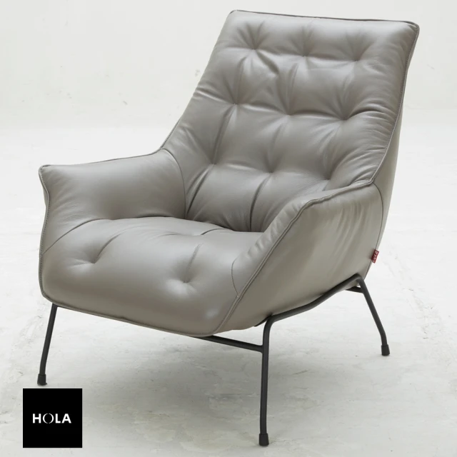 HOLA 達芬奇 單椅 灰色 A1118 M5655/SP