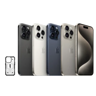 【Apple】iPhone 15 Pro(128G/6.1吋)(UAG磁吸軍規透明殼組)