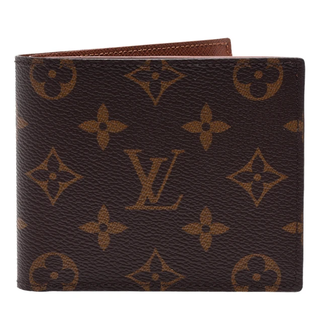 Louis Vuitton 路易威登 M62288 經典MARCO系列Monogram帆布印花折疊短夾(零錢袋)