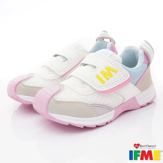 IFME 櫻桃家-日本IFME童鞋- 運動機能系列(IF30-431303白-15-19cm)