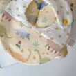 【Lianne baby】龍寶寶嬰兒禮物 恐龍大地蝴蝶枕圍兜兩入組(彌月禮盒 嬰兒禮物 週歲禮 龍寶寶 滿月禮)
