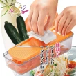 【下村工業】日本製 蔬果調理器四入組｜神奇廚房小工具(附收納盒方便收納FV-641)
