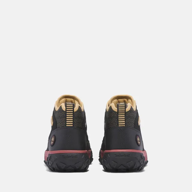 【Timberland】男款黑色 Greenstride™ Motion 6 新年特別款中筒健行鞋(A6AGREQ4)