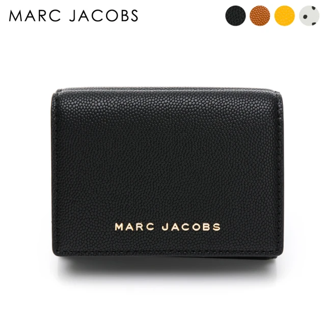 【MARC JACOBS 馬克賈伯】魚子醬三折短夾(多色任選)