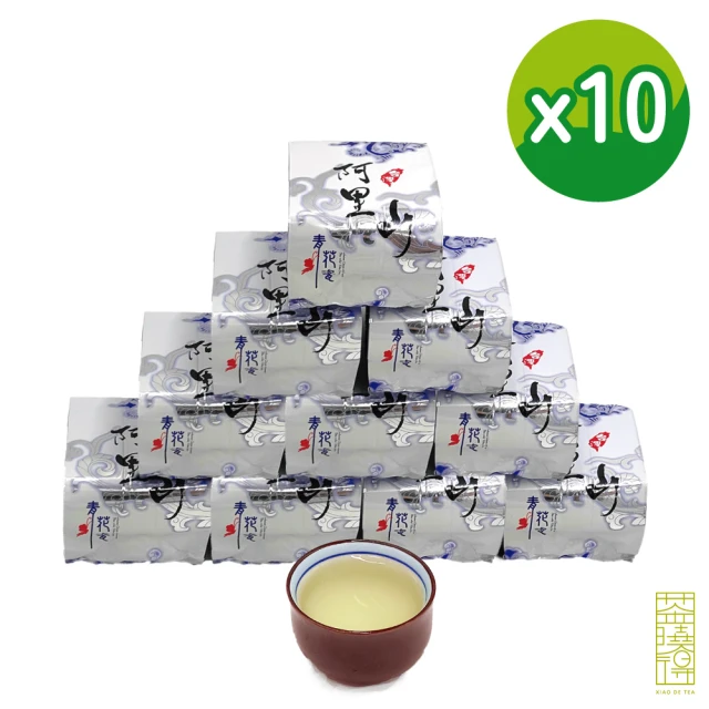 【茶曉得】阿里山特富野優質甘甜烏龍春茶(150gx10包-2.5斤)