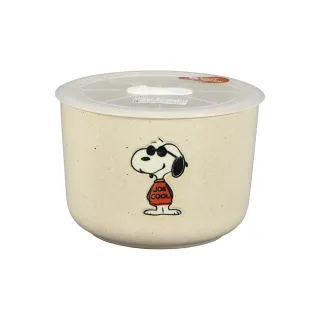 【yamaka】SNOOPY 史努比 陶瓷飯碗 附蓋 JOE COOL(餐具雜貨)