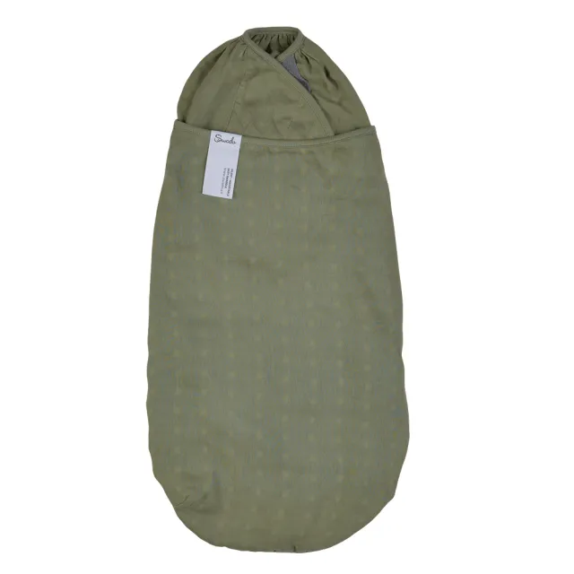 【美國 Swado】全階段靜音包巾-竹纖維棉紗布款-橄欖綠(防驚嚇反射/有效安撫/防踢被/肚圍/階段性調整)