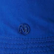 【Maison Michel】時尚潮流寶藍色Logo漁夫帽(藍)