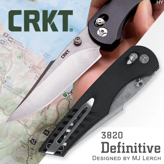 【CRKT】特價品 Definitive Crossbar Lock 折刀(#3820)