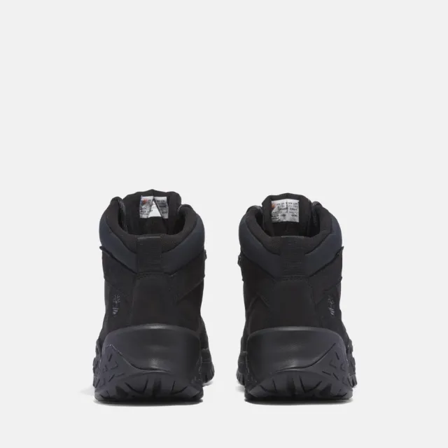 【Timberland】男款黑色 Motion Scramble 防水中筒健行鞋(A68XRW05)