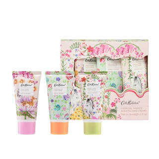 【Cath Kidston】嘉年華派對護手霜3入組禮盒-3x30ml(官方直營)