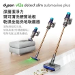 【dyson 戴森】V12s 乾溼全能洗地吸塵器(普魯士藍) + HD15  吹風機 溫控 負離子(桃紅色)(超值組)