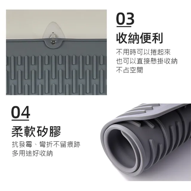 【麥瑞】食品級矽膠瀝水墊 加大款(瀝水墊 隔熱墊 餐桌墊 矽膠隔熱墊 鍋墊 防燙墊 鍋墊 防滑桌墊 餐具墊)