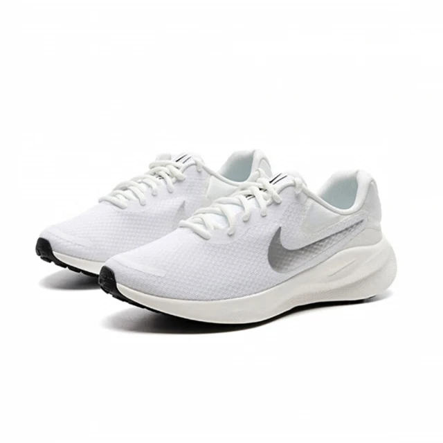 NIKE 耐吉NIKE 耐吉 慢跑鞋 女鞋 運動鞋 緩震 W REVOLUTION 7 白銀 FB2208-101(3W5545)