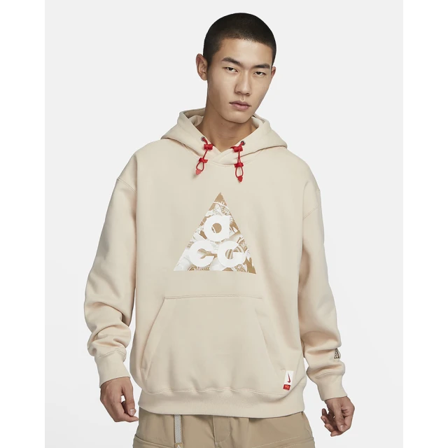 NIKE 耐吉 連帽上衣 帽T CNY 龍年特別款 AS M NSW ACG CNY HOODIE GCEL 男款 沙白(FZ6193126)