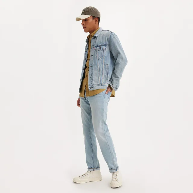 【LEVIS】男 511低腰修身窄管牛仔褲/淺藍水洗/赤耳/寒麻纖維/彈性布料 熱賣單品 04511-5838