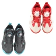 【TOPU ONE】20.5-23.5cm兒童鞋 素色簡約旋轉扣減壓休閒運動鞋(白紅&黑色)