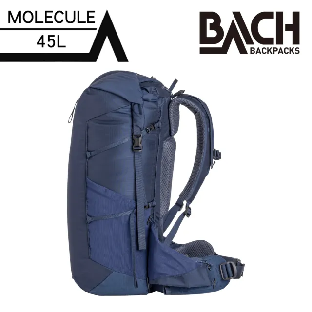 【BACH】MOLECULE 45 登山健行包-午夜藍-R-420990(登山、健走、百岳、郊山、縱走、輕量)