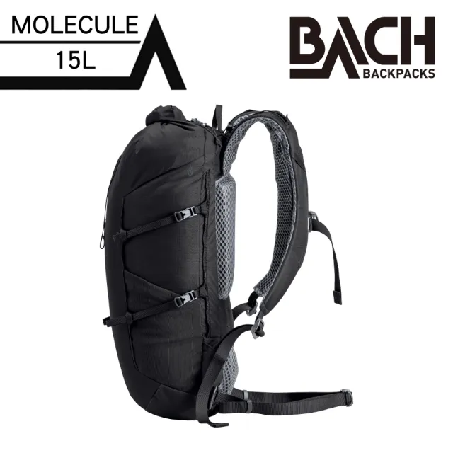 【BACH】MOLECULE 15 登山健行包-黑色-420992(登山、健走、百岳、郊山、縱走、輕量)